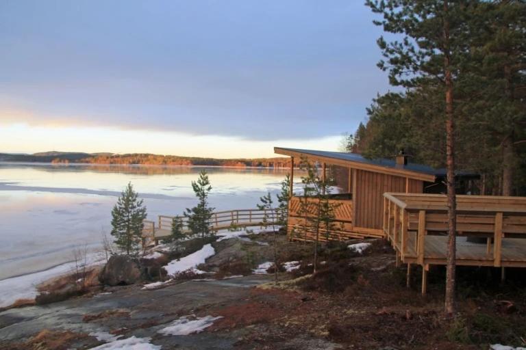 Peaceful And Scandinavian-Style Guesthouse With Scenic Nature And Seaview In High Coast Domsjo Exterior photo